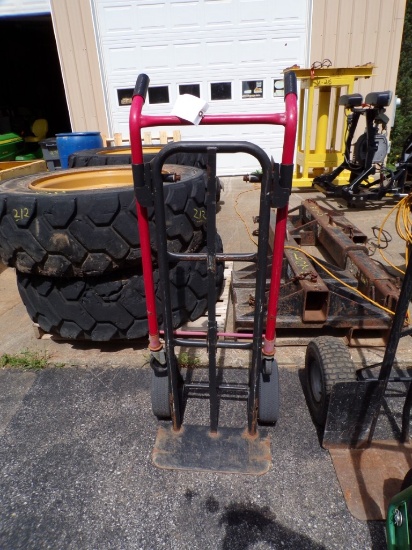 Black and Red 2 In 1 Hand Cart / Dolly (Outside)
