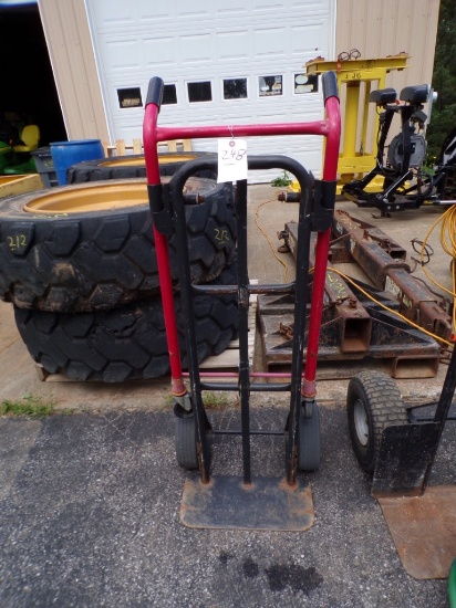Black and Red 2 In 1 Hand Cart / Dolly (Outside)