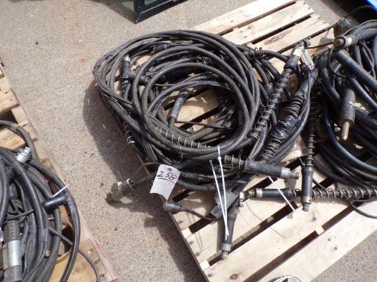 (8) Used Welding Gun and Coaxial Cable Assemblies (Outside)