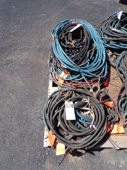 (2) Groups of Used Welding Gable and Ground Cable, Asst. Length, Dinsel End
