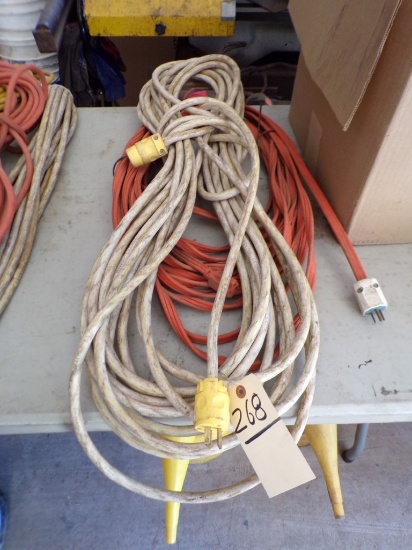 (2) Heavy Duty Ext. Cords - 50' + and a Medium Duty Ext. Cord, 25' + (Old G