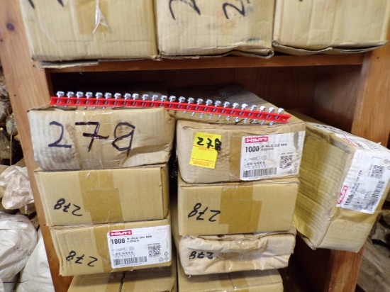 (7) Boxes of Hilti SLC 02 M9 Self Drilling Screws, 1,000 Per Box (New Garag