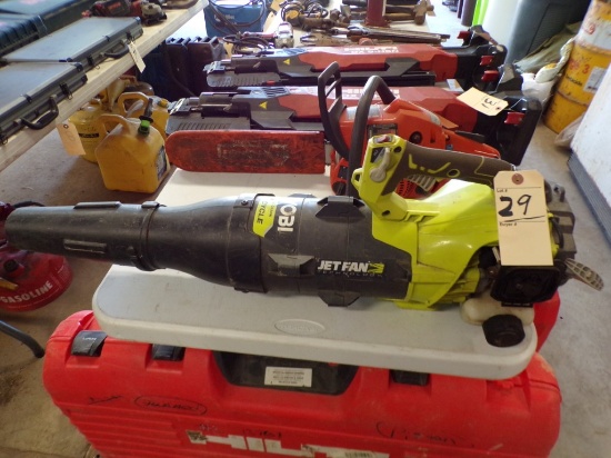 Ryobi 2 Cyccle Leaf Blower, 25cc (Old Garage)