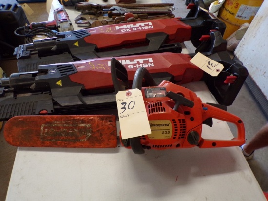 Husqvarna 235 Chainsaw with 14'' Bar (Old Garage)