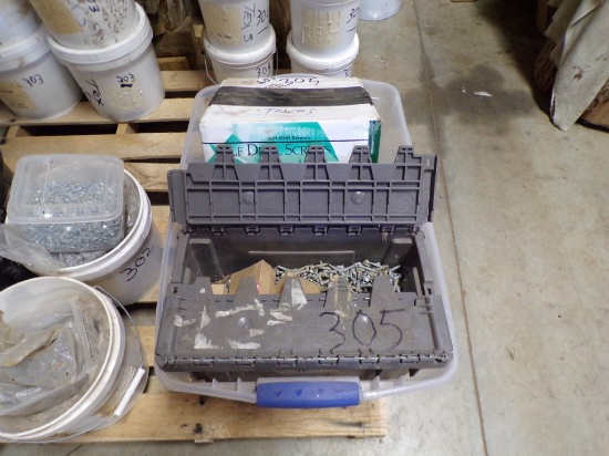 Lg. Group of Asst. Hex Head Self Tapping Screws (New Garage)