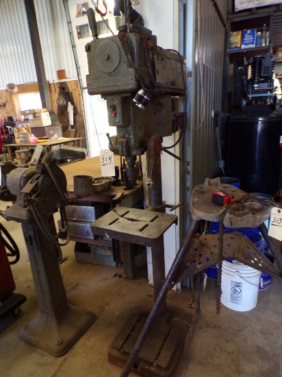 Clausing Pedestal Drill Press, 115V (Old Garage)