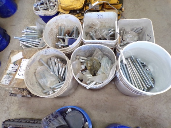 Group of Asst. Concrete Anchor Bolts and All Thread (Old Garage)