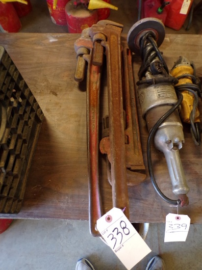 (4) Pipe Wrenches - (2) 36'' and (2) 24'' (New Garage)