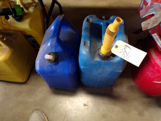 (2) 5 Gal. Plastic Kerosene Cans (New Garage)