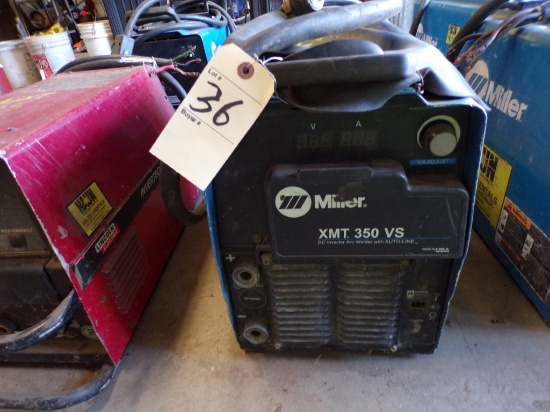 Miller XMT 350 VS DC Inverter Arc Welder with Auto-Line (1 Ph or 3 Ph) 208,