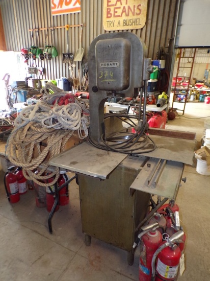 Hobart Meat Band Saw, 208V, 1 PH (Old Garage)