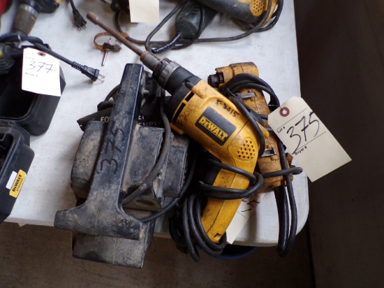 DeWalt Corded 3/8'' Right Angle Drill and Drywall Screwdriver and Craftsman