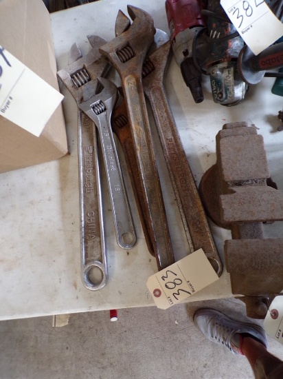 (5) Adj. Wrenches - (3) 24'', (2) 15'' (Old Garage)