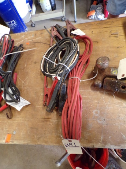 (2) Medium Duty Sets of Jumper Cables (Old Garage)