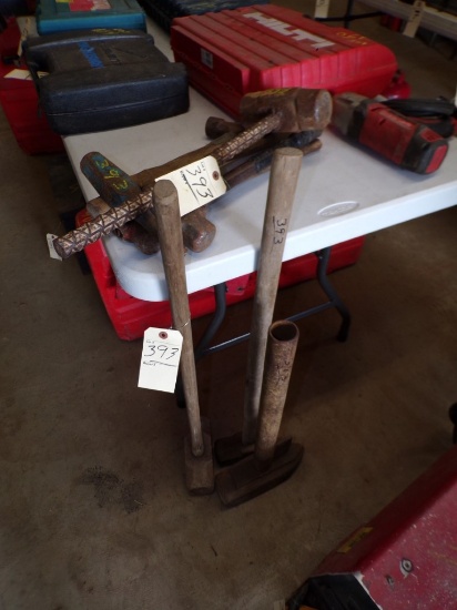 Group of Asst. Hammers and Sledge Hammers (Old Garage)