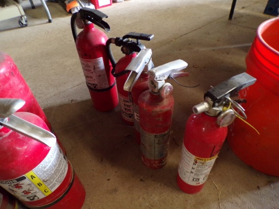 (5) Fire Extinguishers, Asst. Size (Old Garage)