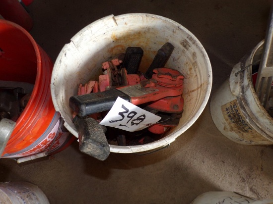 (4) CM 3/4 Ton Lever Chain Hoists, Series 653, ALL NEED WORK (Old Garage)