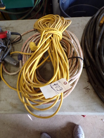 (2) 75' Ext. Cords, (1) Heavy Duty (Old Garage)