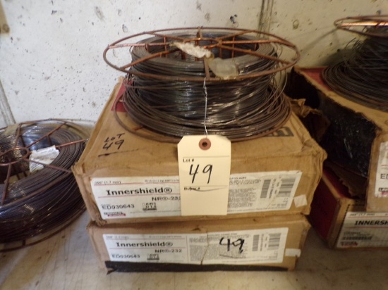 (3) Rolls of Lincoln Electric .068'' Inner Shield Welding Wire - (1) New, (