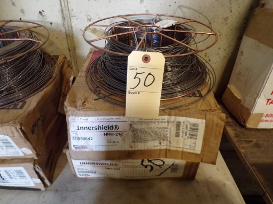 (3) Rolls of Lincoln Electric .068'' Inner Shield Welding Wire - (1) New, (