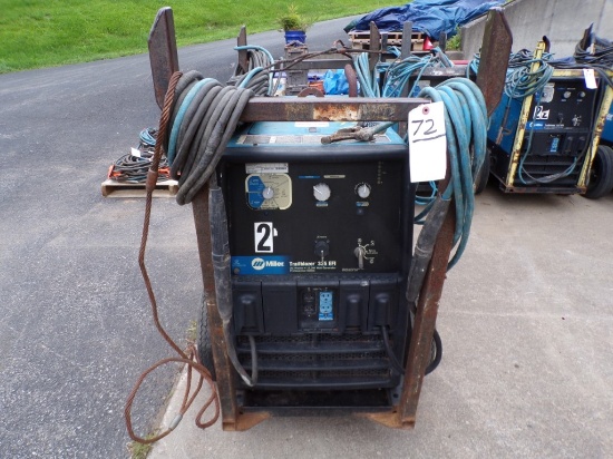 Miller Trailblazer 325 EFI DC Welder, 12,000 Watt Generator With Ground, Ca