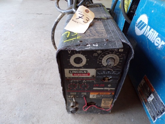 Lincoln Electric LN-25 Arc Welder, Semi-Auto Wire Feed, 15 - 110V, Twico En