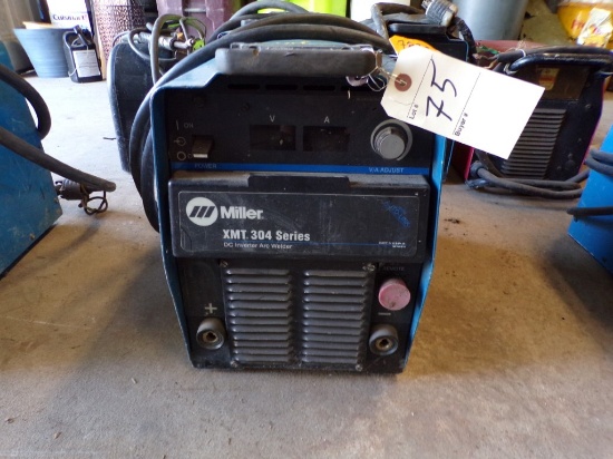 Miller XMT 304 DC Inverter Arc Welder (1 PH or 3 PH) 230 - 460V, 30 Amp Plu