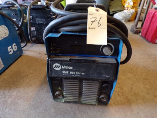 Miller XMT 304 DC Inverter Arc Welder (1 PH or 3 PH), 230 - 460V, 30 Amp Pl