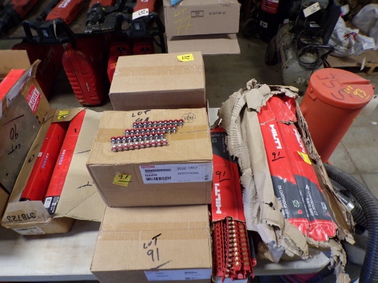 (6) Boxes of Hilti X-HSN-24 Joist Fasteners, 2,000 Per Box and (14) Boxes o