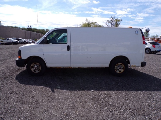 2014 GMC Savannah Cargo Van, 6.0 V-8 Gas Engine, Auto Trans., Shelving in R