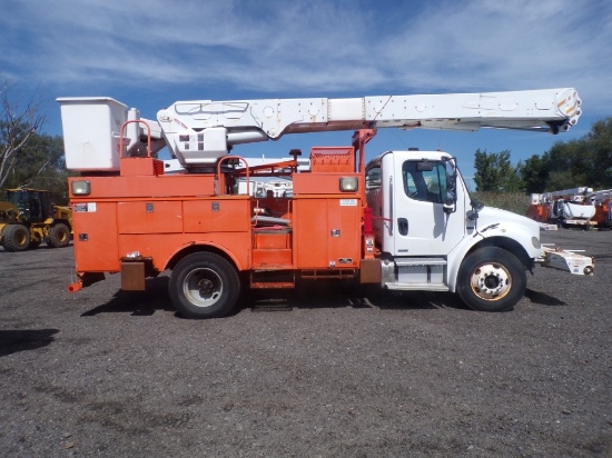 2007 Freightliner M2 Bucket Truck with AM- 55 Bucket, 55' Reach, Mercedes B
