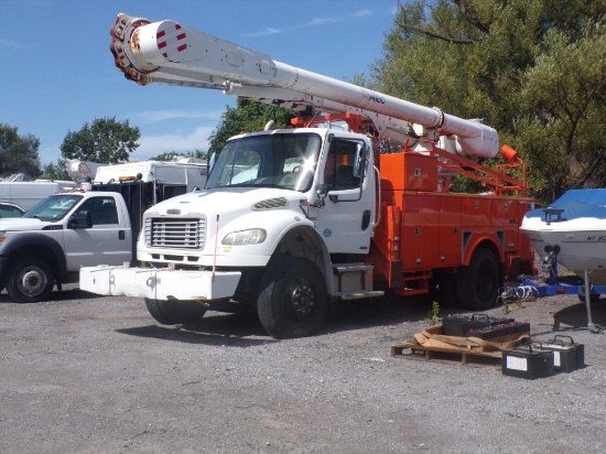 2009 Freightliner M2 AWD Bucket Truck with Altec AM55 55' Bucket, Mercedes