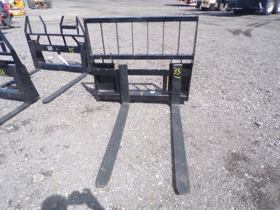 New Set Of Heavy Dury 48'' Forks For Skid Steer Loader