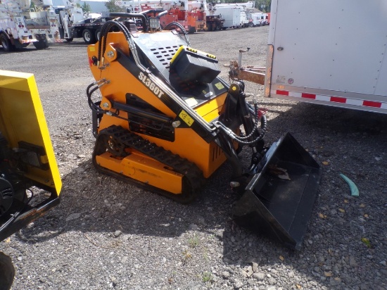 New Miva Sl360T Mini Tracked Skid Steer Loader, Yellow, 420cc Gas Engine, A