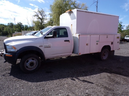 2016 Dodge Ram 4500 4 WD Enclosed Service Body Truck, Reading 11' Enclosed