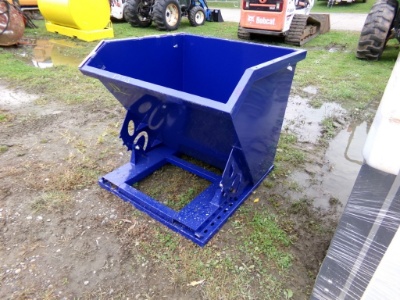 New Blue Garbage Tipper for Forklift (5842)