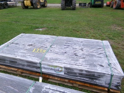 (15) SD Lanch Ground Protection Mats, SDLFPP, Black, 4' x 8' x 1/2'', Diamo