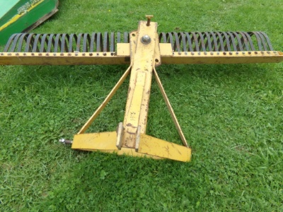 Leinbach 6' 3 PTH Stone Rake, Yellow (5175)