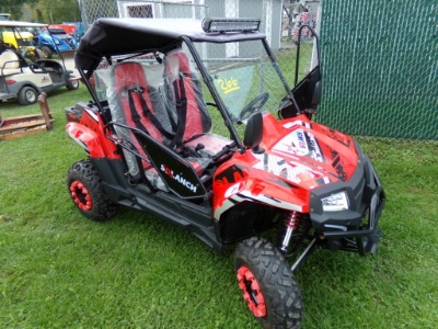 SD Lanch Gas Side by Side, Shows 49 Miles, Like New, Very Little Use (5750)