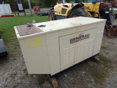 2003 Generac 20KW Stand By Generator, Nat. Gas., 120 / 208, 3 Phase, CONDIT