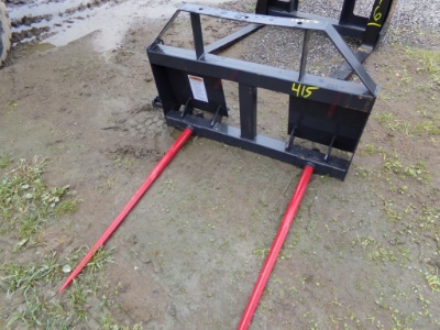New 2 Prong Bale Spear for Skid Steer (5791)