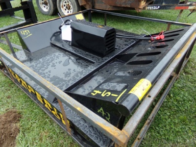 AGT Skid Steer Brush Cutter, Quick Tatch 6' Width, Includes Hydro Hose (CHE