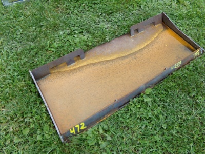 New Raw Steel Skid Steer Mounting Plate (5808)