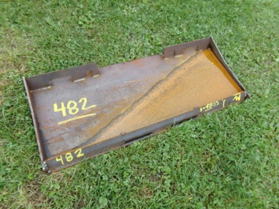 New Raw Steel Skid Steer Mounting Plate (5803)