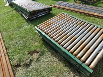 (4) Sections of APC Automatic Pressure Conveyor - (2) are 9' Long, (2) are