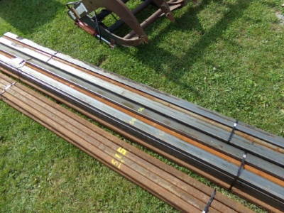 Bundle of Asst. Square Steel Tubing - 3'' x 1 1/2'', 2'' x 1/2'', 2'' x 2''