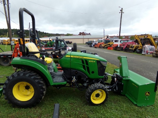 John Deere 2032R 4wd Tractor, Only 42 Hrs, Like Brand New, Hydro, ROPS, 3pt