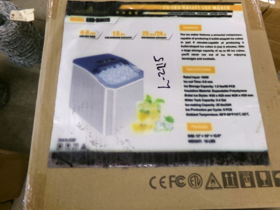 Counter Top Ice Maker, 25 Lbs. LHRBIM-25, NIB