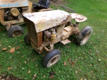 Antique International Cub Cadet Garden Tractor with Steel Seat, Kohler K161