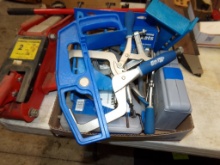 Box of Kreg Clamps and Brackets